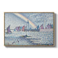 Entrance to the Port of Honfleur, 1899 - Floater Framed Canvas Print