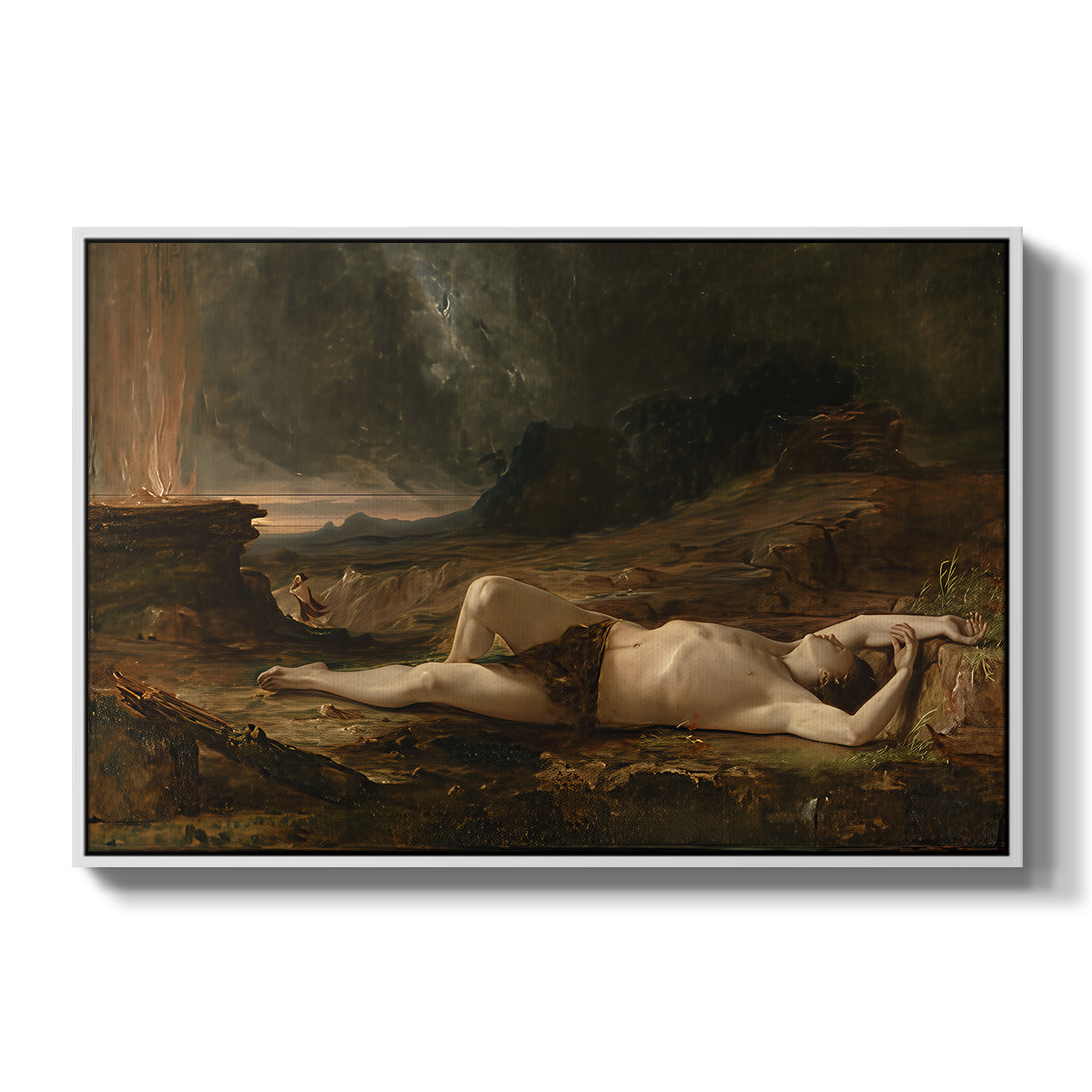 The Dead Abel, 1832 - Floater Framed Canvas Print