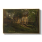 German Farm, 1859 - Floater Framed Canvas Print