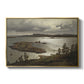 The Fjord at Sandviken (Sandviksfjorden), 1879 - Floater Framed Canvas Print