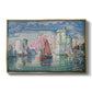 Entrance to the Port of La Rochelle, 1921 - Floater Framed Canvas Print