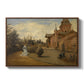The Country House of Gustave Coûteaux, 1871 - Floater Framed Canvas Print