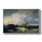 Sheerness as Seen from the Nore, 1808 - Floater Framed Canvas Print