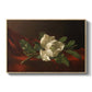 Magnolia on Red Velvet, c. 1885-1890 - Floater Framed Canvas Print