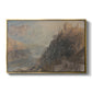 Rheinfels Looking to Katz and Gourhausen, 1817 - Floater Framed Canvas Print
