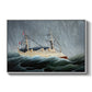 A Ship in the Storm, c. 1899 - Floater Framed Canvas Print