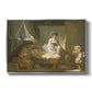 The Visit to the Nursery, c. 1775 - Floater Framed Canvas Print