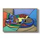 A Dog Named Picasso - Floater Framed Canvas Print