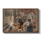Roman Pilgrims, 1854 - Floater Framed Canvas Print