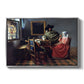 The Glass of Wine, c. 1660 - Floater Framed Canvas Print