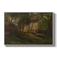 German Farm, 1859 - Floater Framed Canvas Print