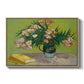 Vase with Oleanders and Books, 1888 - Floater Framed Canvas Print