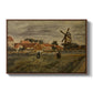 The Potato Harvest, c. 1875 - Floater Framed Canvas Print