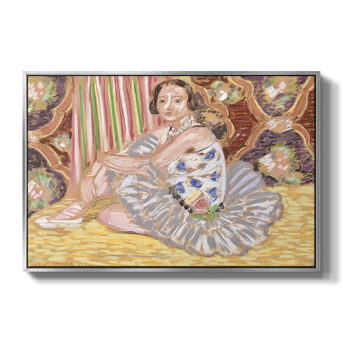 The Dancer (La danseuse), c. 1927 - Floater Framed Canvas Print