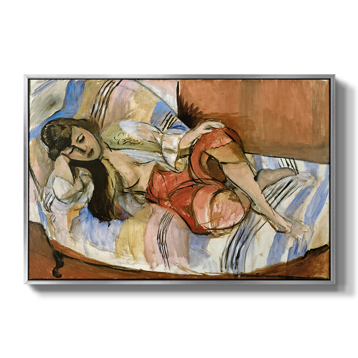 Odalisque, 1923 - Floater Framed Canvas Print