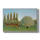 Meadlowland (The Pasture), 1910 - Floater Framed Canvas Print
