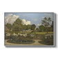 The Painter's Garden at Saint-Privé, 1886 - Floater Framed Canvas Print