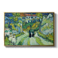 Stairway at Auvers, 1890 - Floater Framed Canvas Print