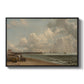 Yarmouth Jetty, 1822 - Floater Framed Canvas Print