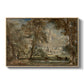 Salisbury Cathedral from the Bishop's Grounds, c. 1822-1823 - Floater Framed Canvas Print