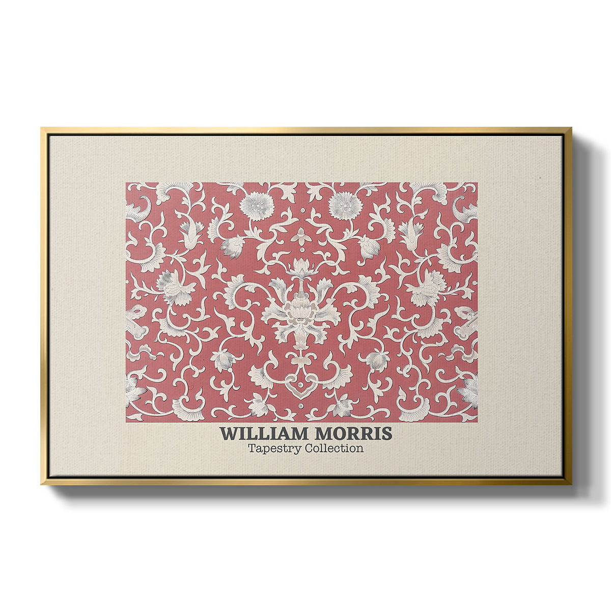Examples of Chinese Ornament, Pl. XCV (Morris Inspired), 1867 - Floater Framed Canvas Print