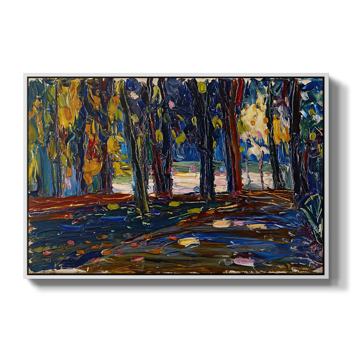 Autumn Study, 1908 - Floater Framed Canvas Print