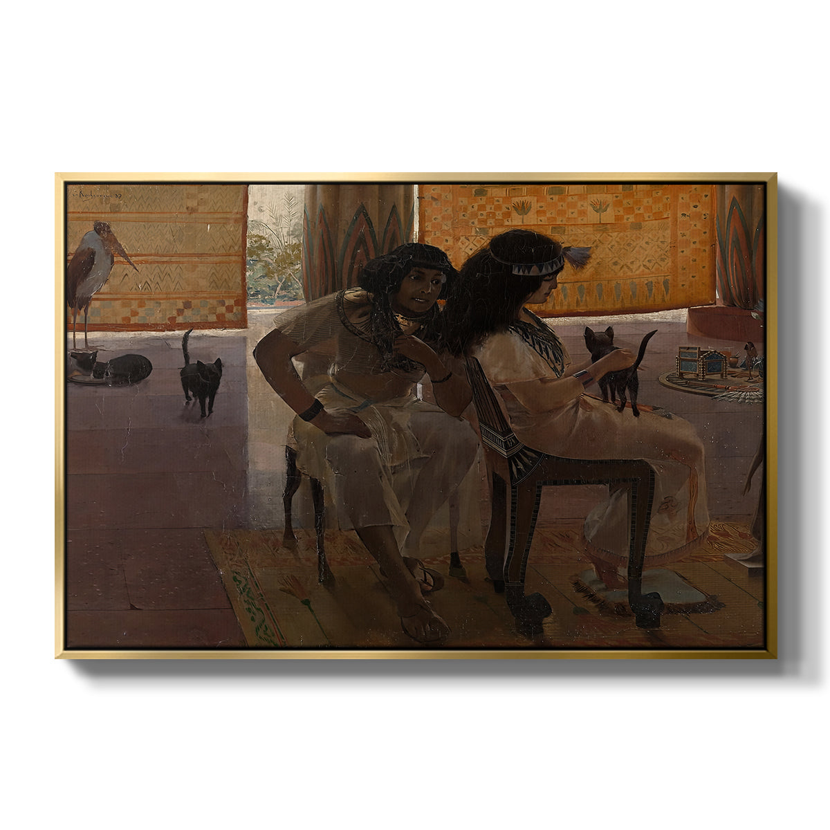 The Age of the Pharaohs, 1914 - Floater Framed Canvas Print