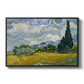 Wheat Field with Cypresses, 1889 - Floater Framed Canvas Print