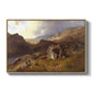 Lledr Valley in Wales, 1864 - Floater Framed Canvas Print