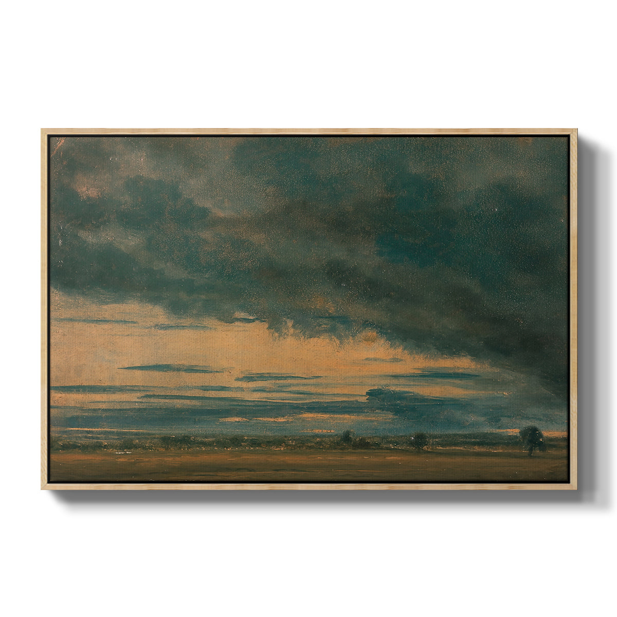Cloud Study, c. 1821 - Floater Framed Canvas Print