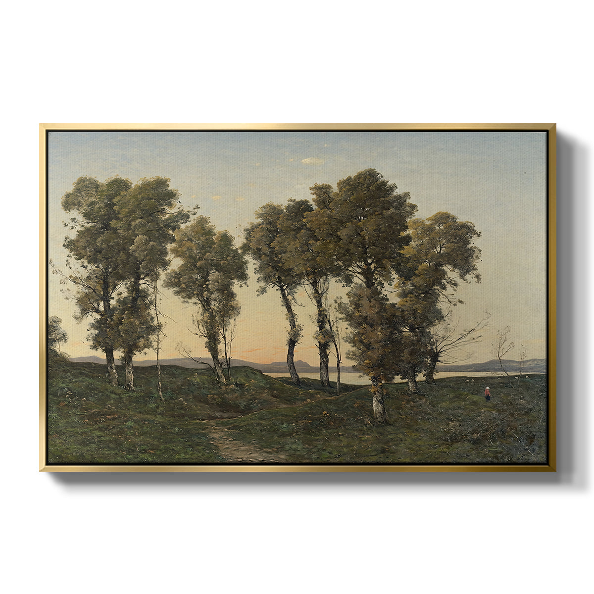 Autumn Evening, 1894 - Floater Framed Canvas Print