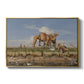 On the Banks of the Nile, Upper Egypt, 1876 - Floater Framed Canvas Print