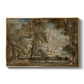 Salisbury Cathedral from the Bishop's Grounds, c. 1822-1823 - Floater Framed Canvas Print