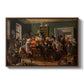 An Auction Scene, 1835 - Floater Framed Canvas Print