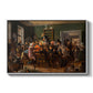 An Auction Scene, 1835 - Floater Framed Canvas Print
