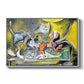 Still Life with Cat and Lobster, 1962 - Floater Framed Canvas Print