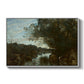 Souvenir of the Environs of Lake Nemi, 1865 - Floater Framed Canvas Print