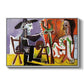 The Painter and His Model, 1963 - Floater Framed Canvas Print