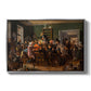An Auction Scene, 1835 - Floater Framed Canvas Print