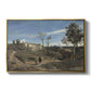 La Cervara, the Roman Campagna, c. 1830-1831 - Floater Framed Canvas Print