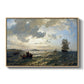 Fresh Breeze on the Norwegian Coast, 1876 - Floater Framed Canvas Print