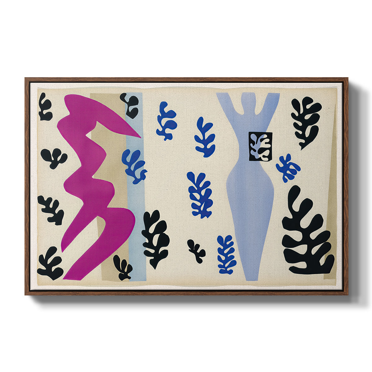 The Knife Thrower (Le lanceur de couteaux), from Jazz, 1947 - Floater Framed Canvas Print
