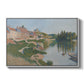 Les Andelys, Côte d'Aval, 1886 - Floater Framed Canvas Print