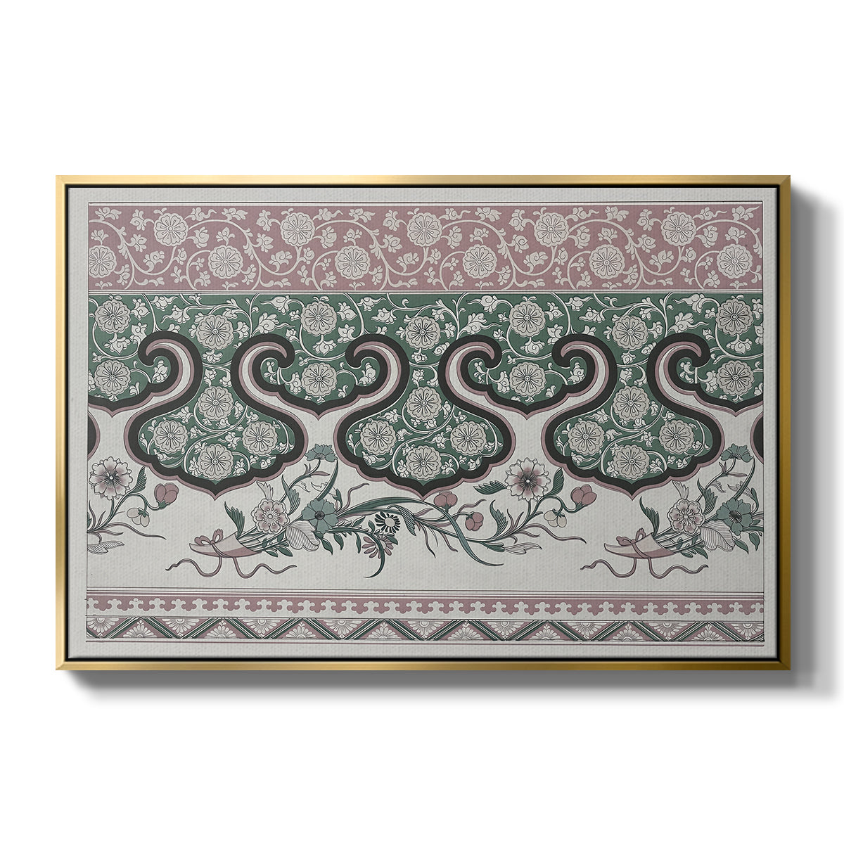Examples of Chinese Ornament, Pl. LXXVI, 1867 - Floater Framed Canvas Print