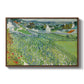 Vineyards at Auvers, 1890 - Floater Framed Canvas Print