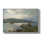 The Jetty at Feste near Moss, 1898 - Floater Framed Canvas Print