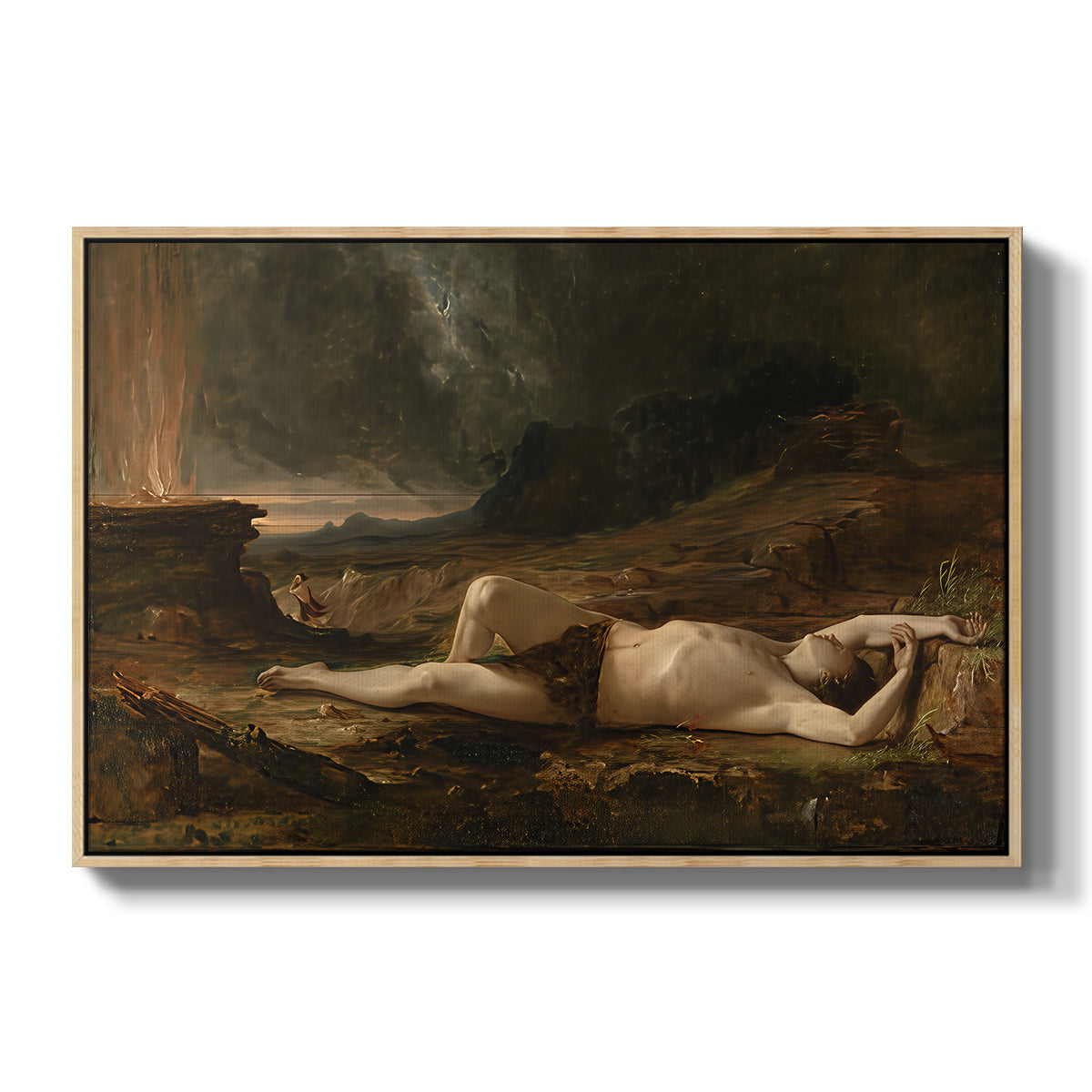 The Dead Abel, 1832 - Floater Framed Canvas Print