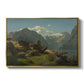 Balestrand, 1848 - Floater Framed Canvas Print