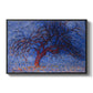The Red Tree, 1909 - Floater Framed Canvas Print