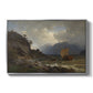 From the Western Coast of Norway, 1862 - Floater Framed Canvas Print